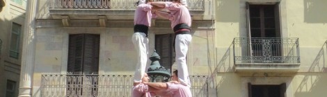 Actuació al Portal de l'Àngel (10-04-16).